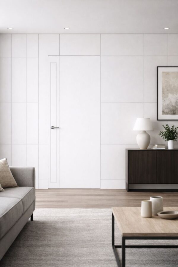 PUERTA ENRASADA CON PANEL