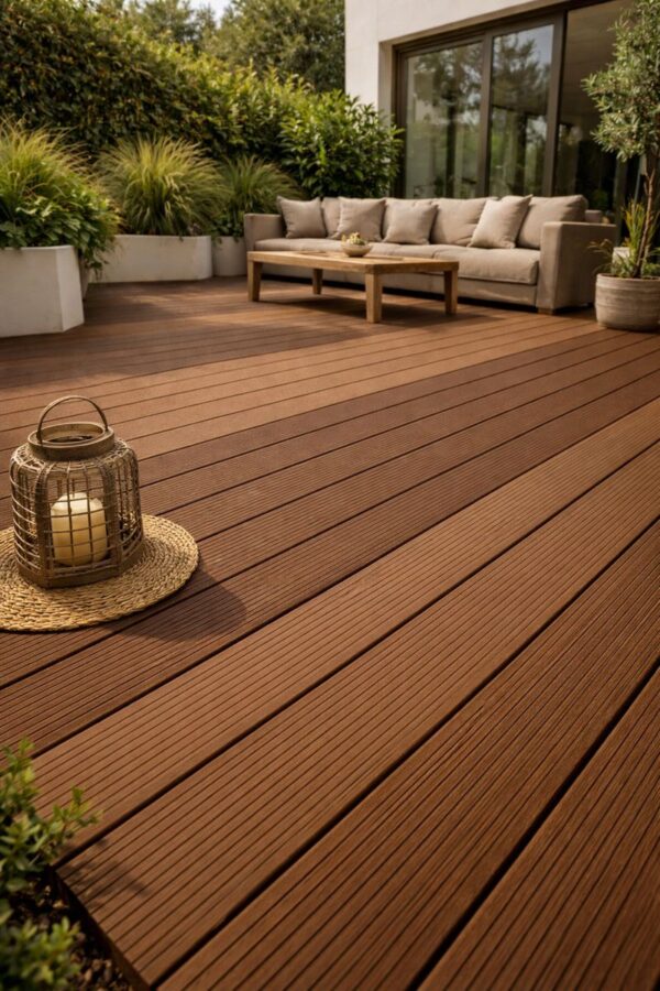 TARIMA EXTERIOR INSTALADA EJEMPLO REAL